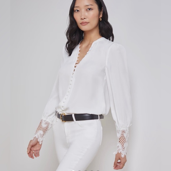 L’Agence Ava Blouse Size XS - Picture 3 of 9